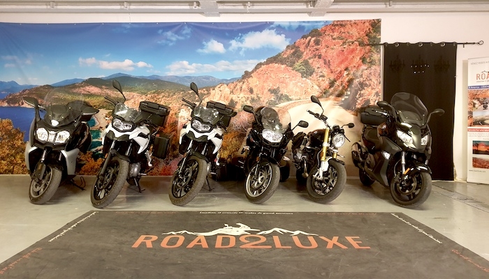 motorcycle rental Road2Luxe
