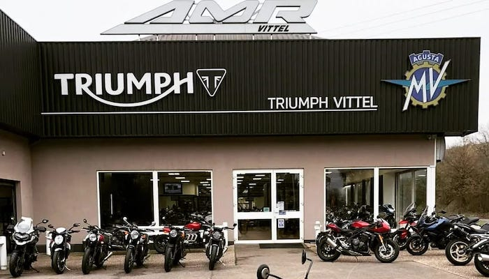 motorcycle rental Triumph-AMR Vittel