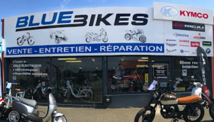 motorcycle rental Blue Bikes 44