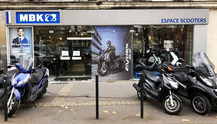 motorcycle rental Espace scooter