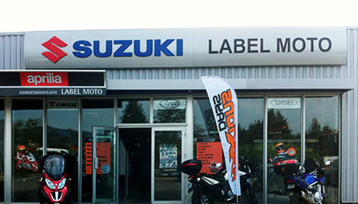 motorcycle rental Label Moto