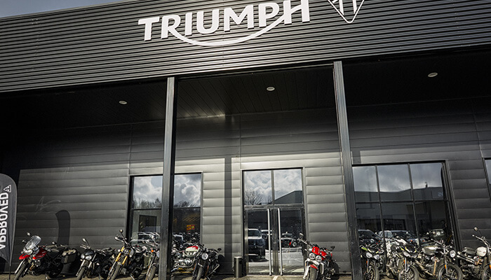 location moto Triumph Rouen