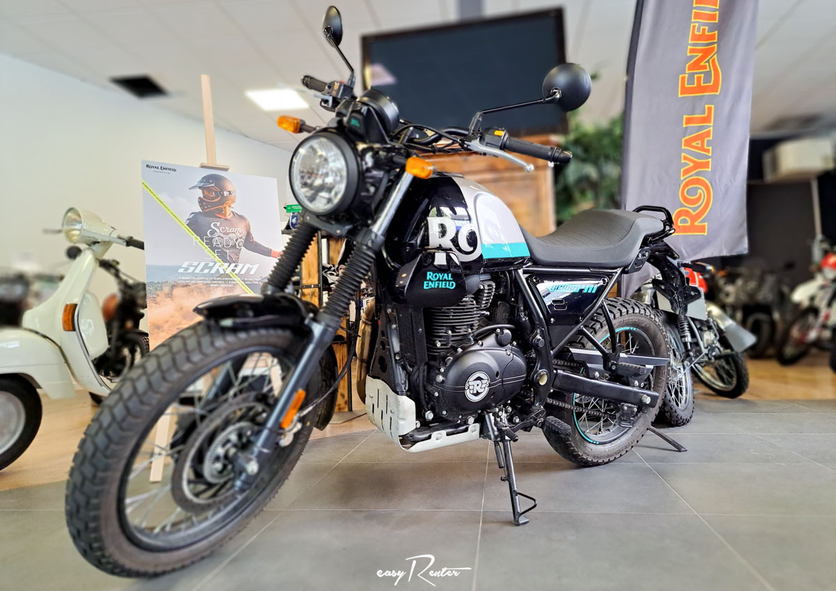 location moto Grenoble Royal Enfield Scram 411 1