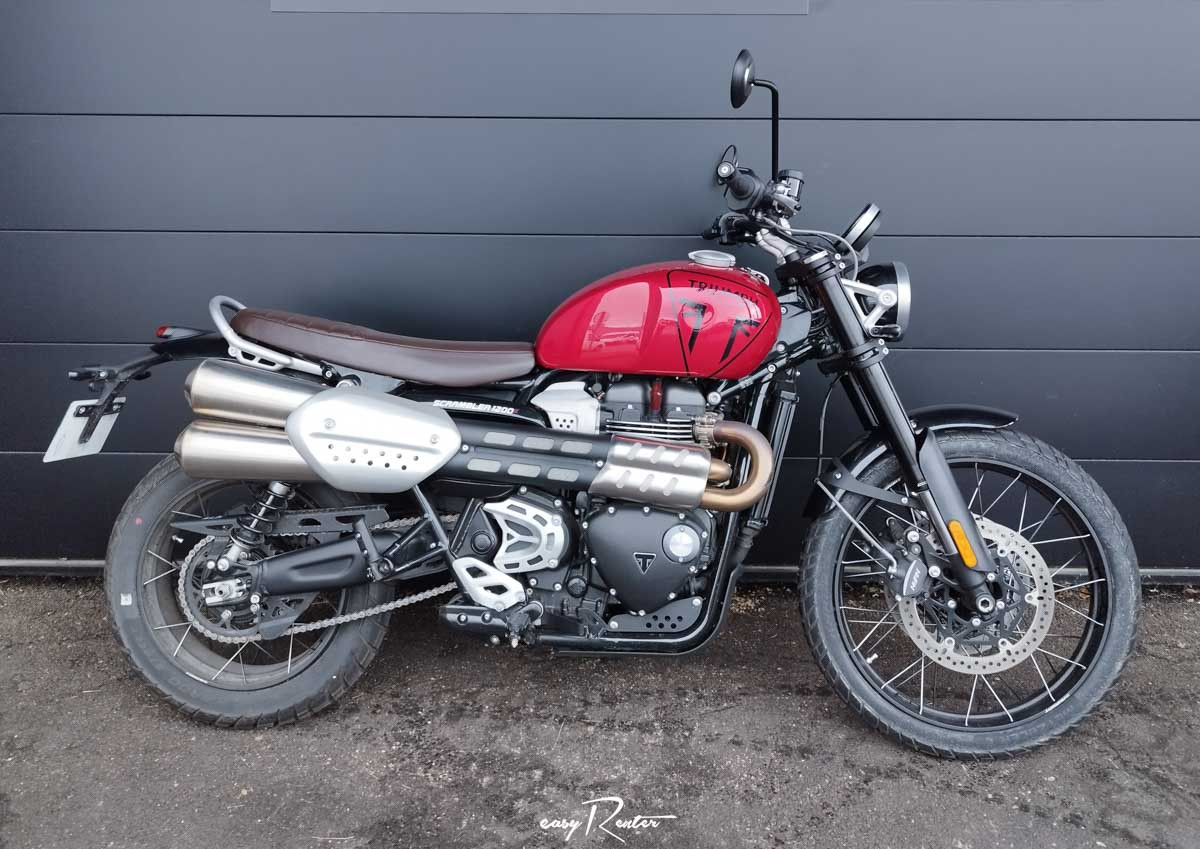 Location moto Rouen Triumph Bonneville T120