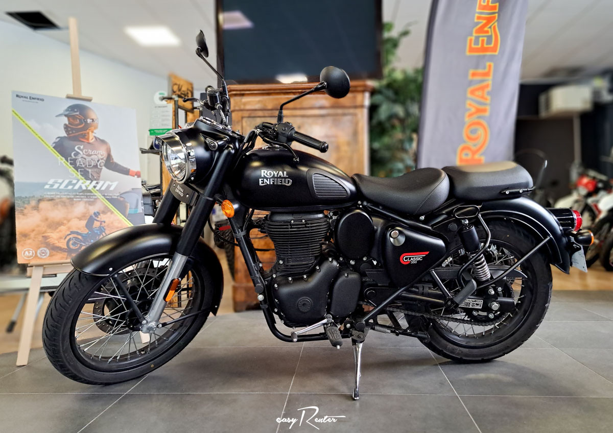location moto Grenoble Royal Enfield Classic 350 A2 1