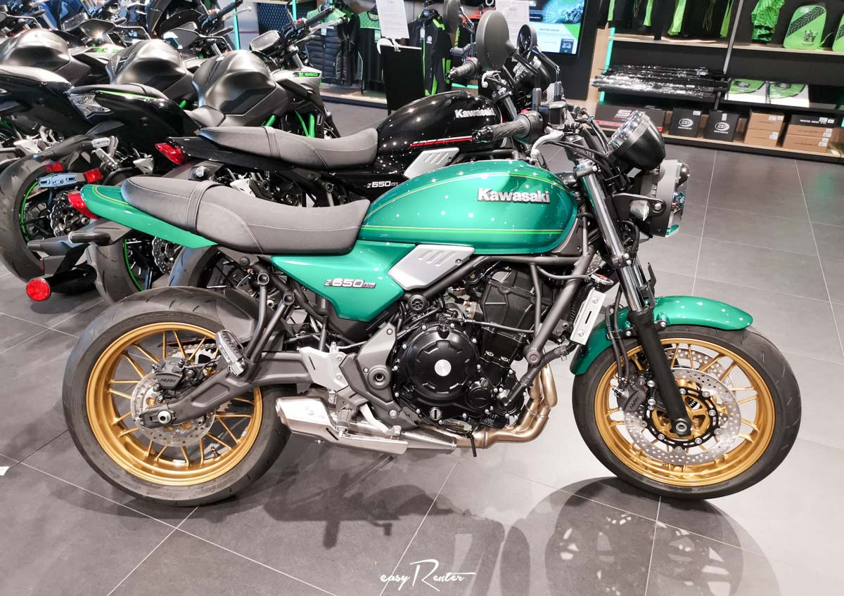 location moto Lorient Kawasaki Z650 RS A2 1