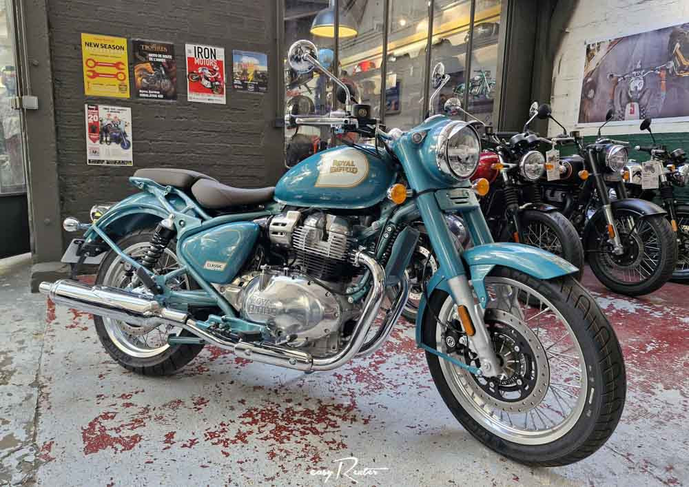 location moto Levallois-Perret Royal Enfield Classic 650 A2 1