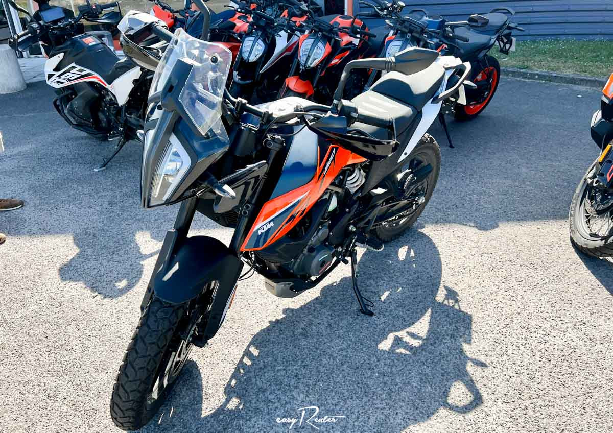 Les Sables d'Olonne KTM 390 Adventure A2 2021 motorcycle rental 15927
