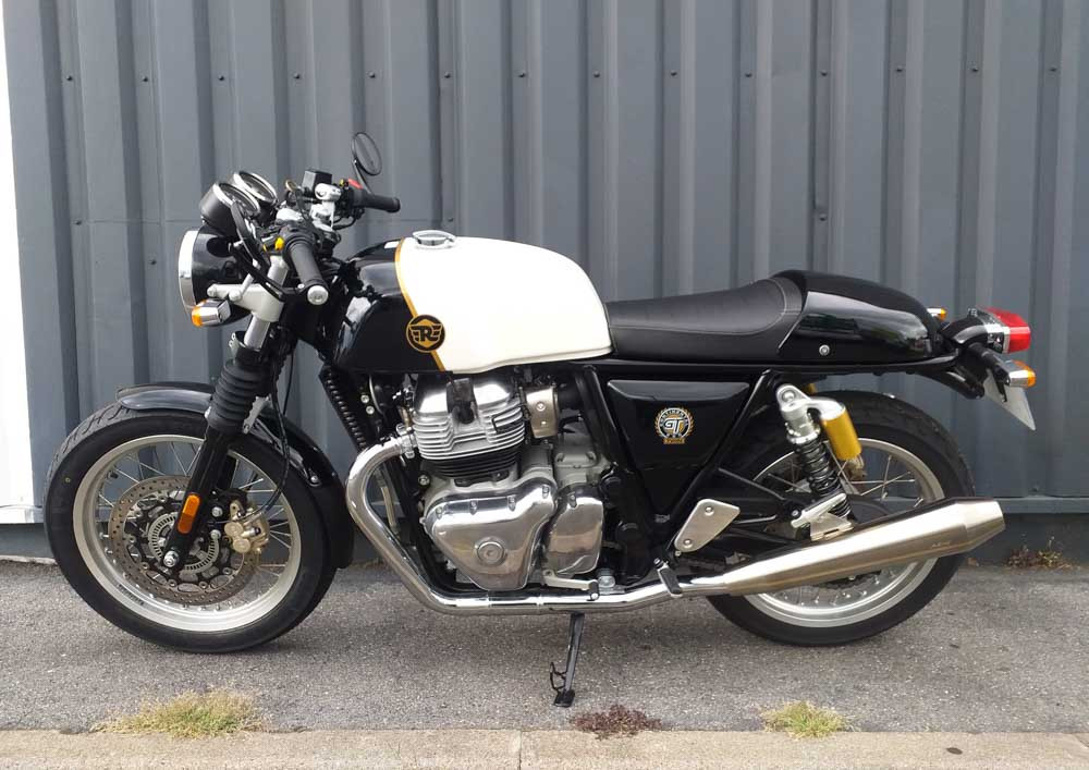 Pierrelaye Royal Enfield 650 Continental GT A2 motorcycle rental 16022