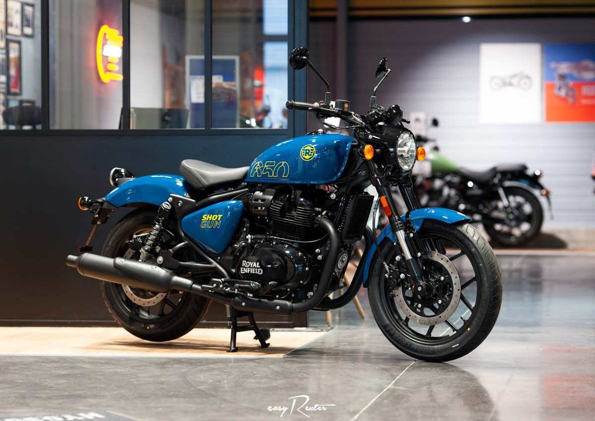 Rent Royal Enfield Shotgun 650 A2 Rouen Easy Renter