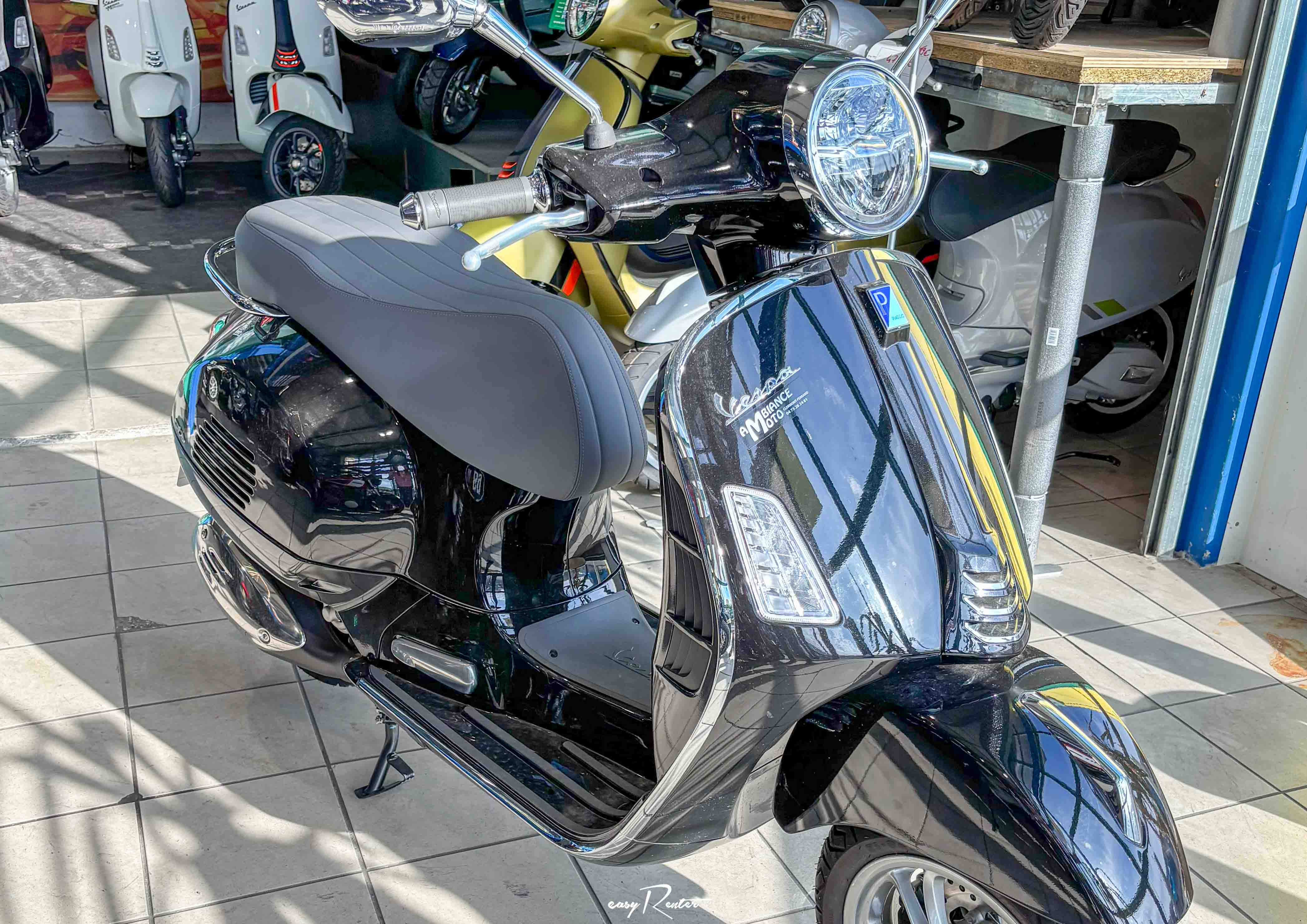 Nancy Guzzi V7 Stone motorcycle rental 14939