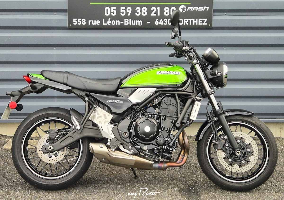Saint-Lô Kawasaki Z650 A2 motorcycle rental 14194