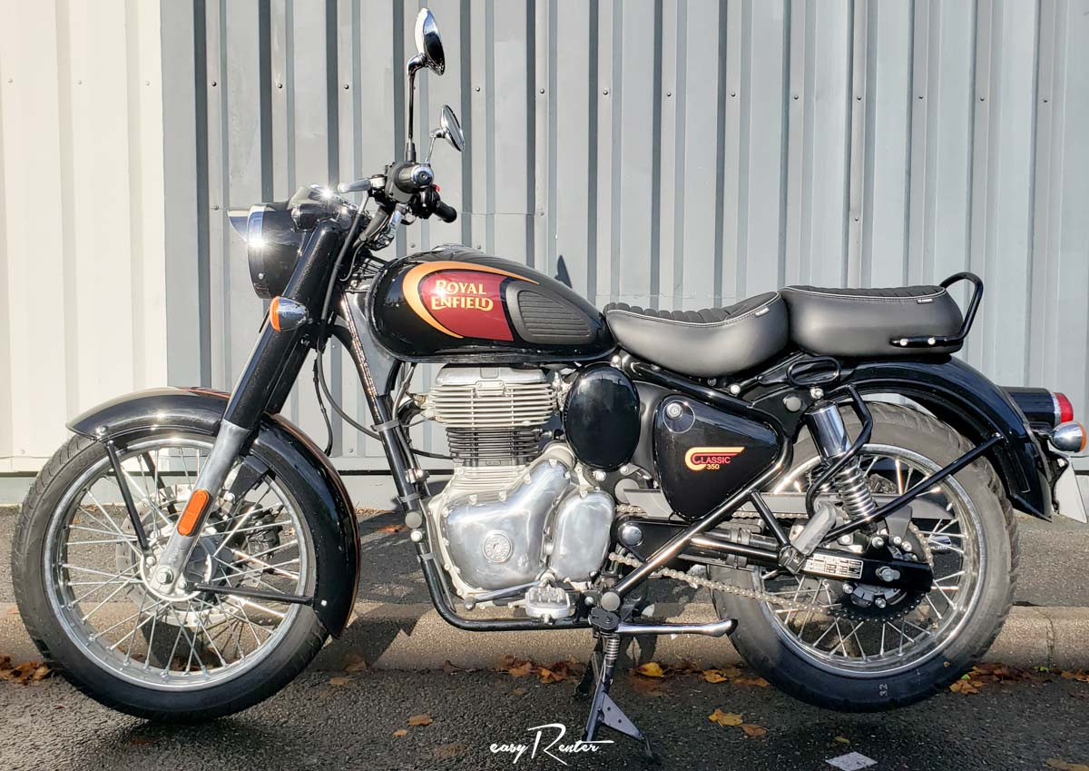 Pierrelaye Royal Enfield 650 Continental GT A2 motorcycle rental 16022