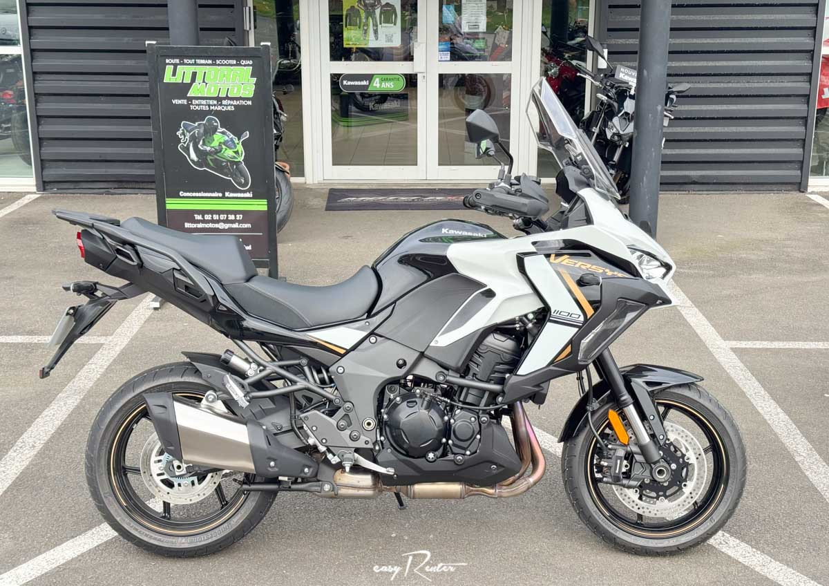 location moto Cherbourg Kawasaski 650 Versys 5