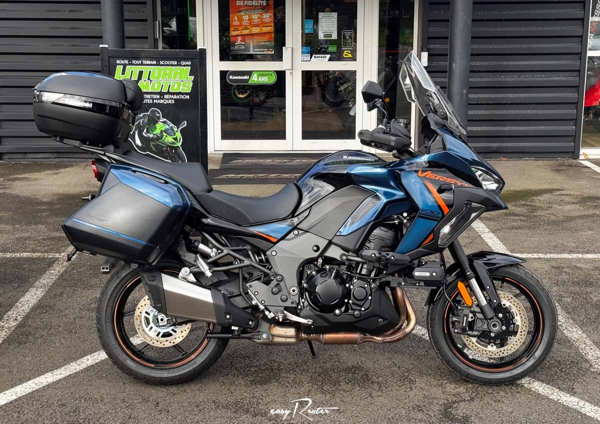 location moto Cherbourg Kawasaski 650 Versys 5