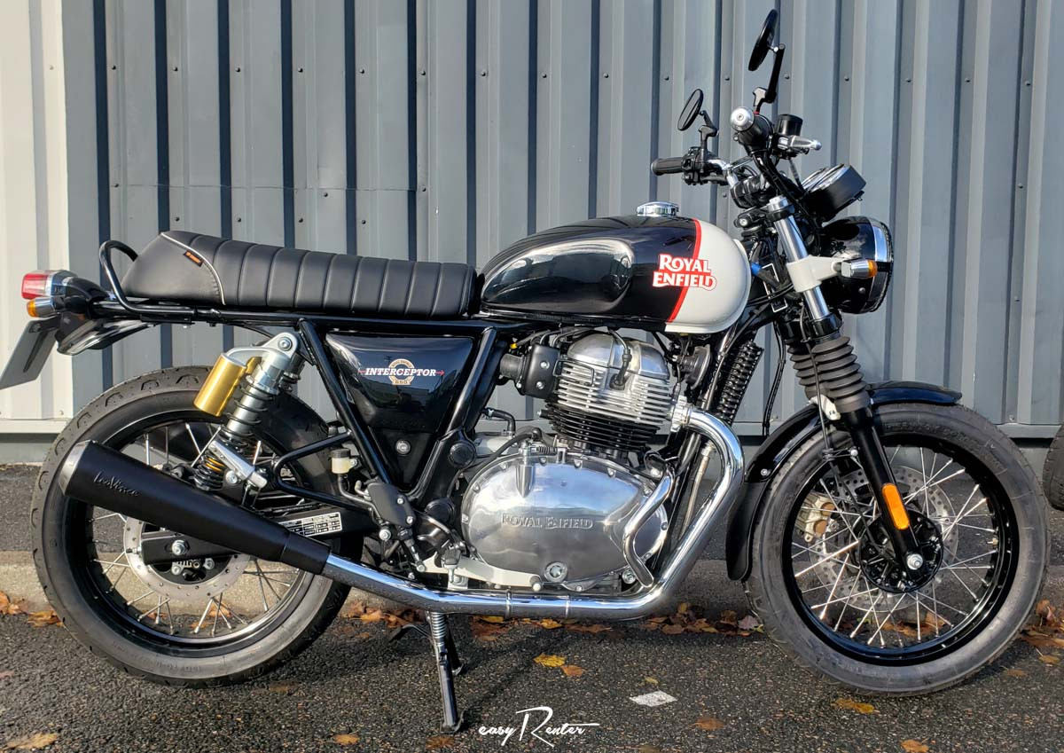 Pierrelaye Royal Enfield 650 Continental GT A2 motorcycle rental 16022